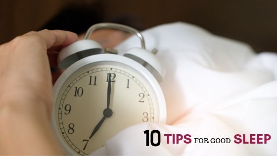 tips for good sleep at 50