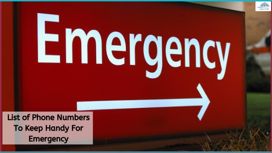 List of emergency numbers